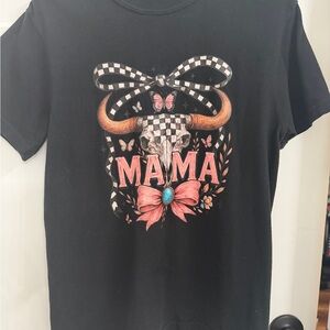 Black Graphic Comfort Colors T-shirt